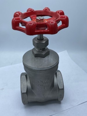 CE 20-200 2 in. Stainless Steel Female Gate Valve MC38 MB38 PN16 DN50 1.4408