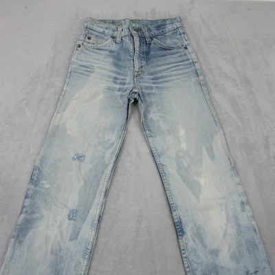 Vintage 70's Levis 630 0217 Jeans Womens Size W24-W27 L31 Light Blue Straight