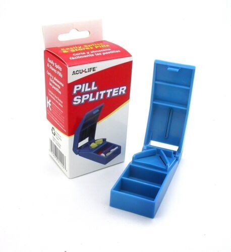 Acu-Life Pill Splitter Cutter with Built in Pill Storage Compartment Travel Size - Picture 2 of 5