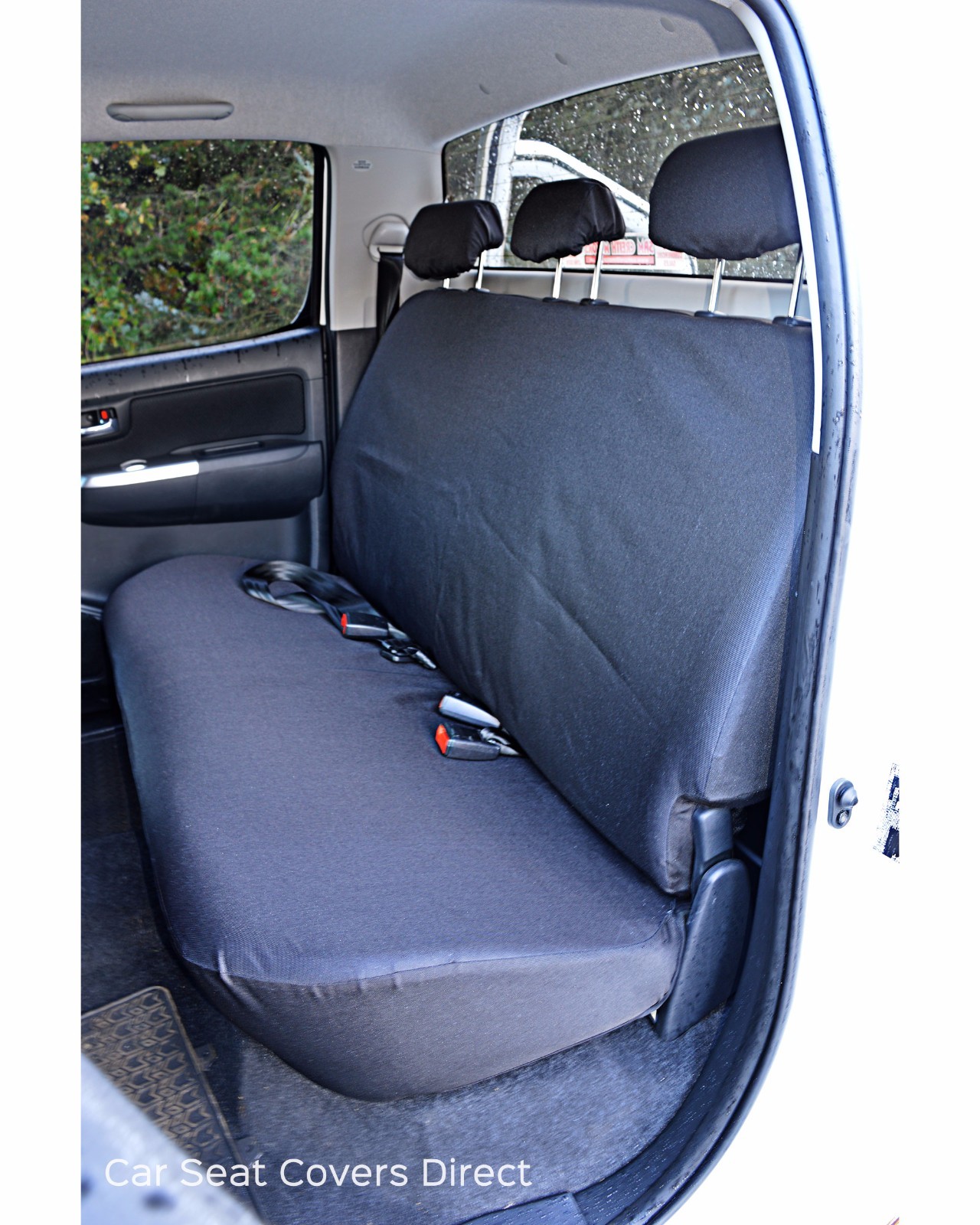 Toyota Hilux Tailored EXTRA Heavy Duty Seat Covers AN120 2015+ Waterproof black eBay