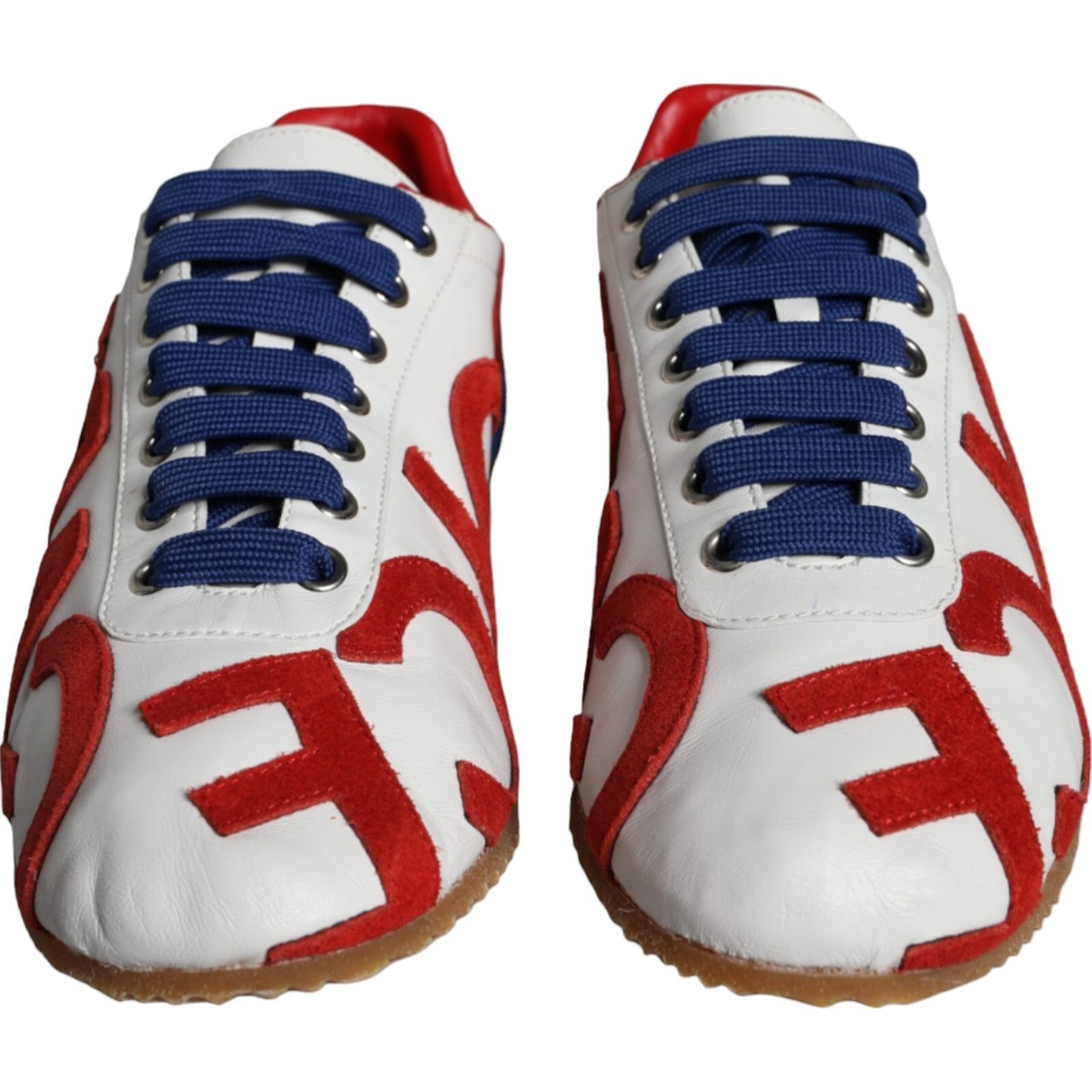 DOLCE & GABBANA Shoes Multicolor Leather Logo Casual DOLCE & GABBANA Shoes Multicolor Leather Logo Casual