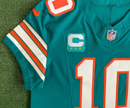Camiseta deportiva Tyreek Hill Miami Dolphins Color Rush Nike Vapor Fuse Elite talla 44/L - Imagen 3 de 10