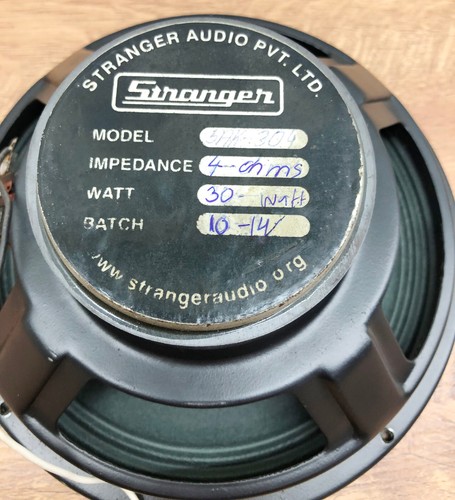 Altavoz puerta delantera Stranger Audio acabado negro metal MOD 5HK-304 30 VATIOS 4 ohmios - Imagen 6 de 15