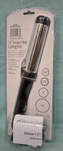 NEW Perfection CLASSIC 1.5" Instant HEAT Hair Curling IRON 20 Settings AUTO OFF - Picture 2 of 2