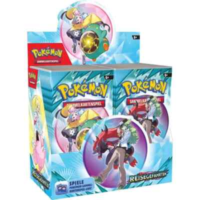 Pokemon Reisegefährten Display 36 Booster DE NEU OVP Sealed 6 = Sealed Case
