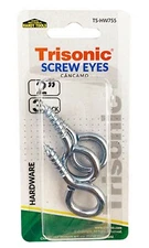 2" Screw Eyes Utility 3 Pcs Hooks Trisonic Steel Ceiling Hang Frames kitchen