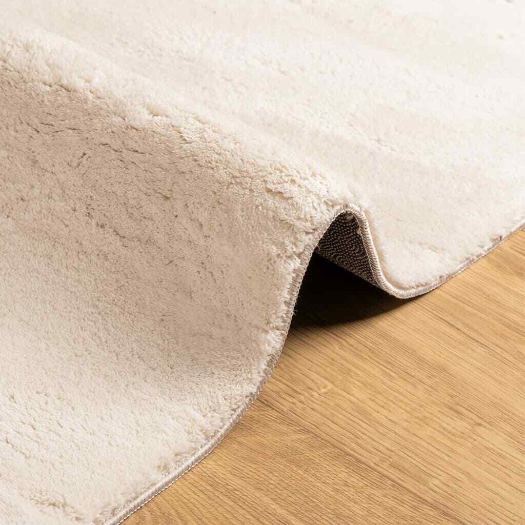 Rug HUARTE Short Pile Soft and Washable Beige 160x230 cm vidaXL eBay