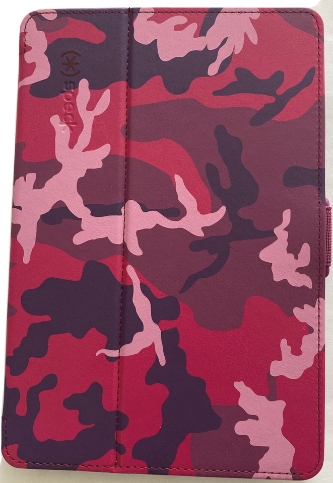 Speck Stylefolio Case iPad Mini/2/3 -Smart Camo Grey/Boysenberry Purple #C173 - Image 2 of 4