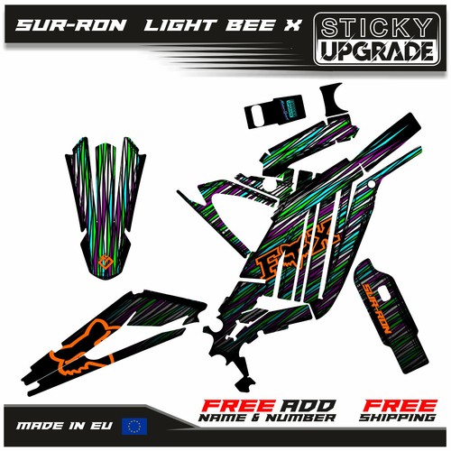 Kit de gráficos Sur-ron Light Bee, envoltura Surron, pegatinas Segway X 260, calcomanías - Imagen 4 de 10