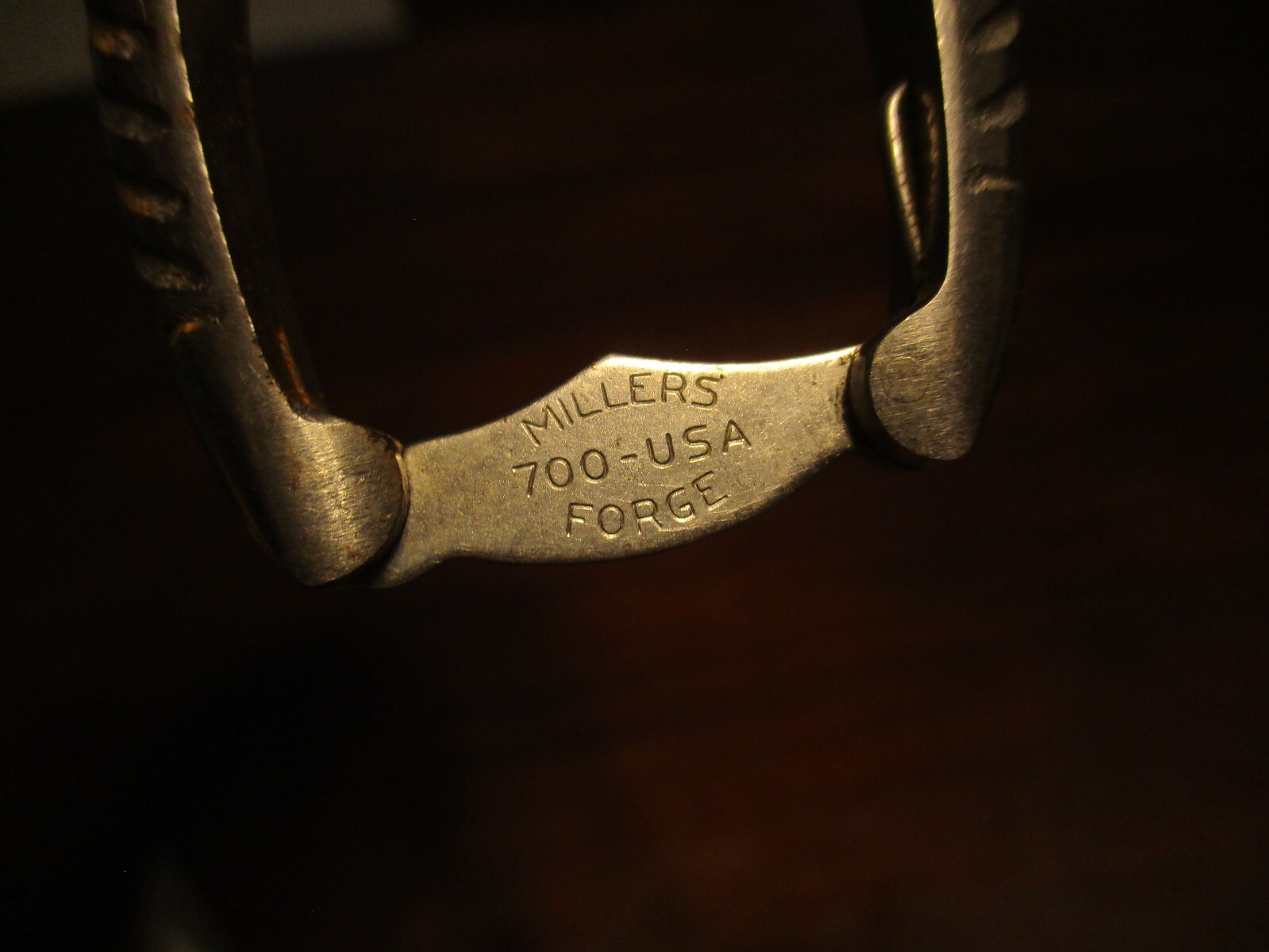 Millers Forge 700 USA Barrel spring toe  nail clipper 5 1/2 '' vintage grooming