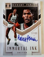 Robert Parish 2022-23 Panini Impeccable Immortal Ink Autograph Auto /99