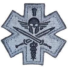 MSM TACTICAL MEDIC SPARTAN MILSPEC MONKEY MILITARY URBAN HOOK PATCH