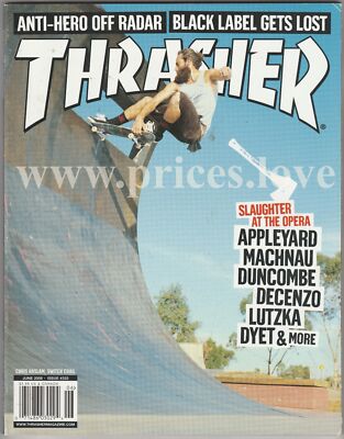 Vintage Thrasher Thrasher June 2005 THRASHER MAGAZINE MAY 2023