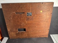 LESLIE Cabinet part 122/147 Rear Middle Label 147 Wood Panel  G47