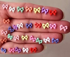Tiny Craft Buttons MINI BOWS Sewing Quilting Card Jewellery Doll Making Crafts