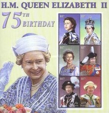 Maldives 2001 - 75th Birthday Queen Elizabeth II - Sheetlet - MNH
