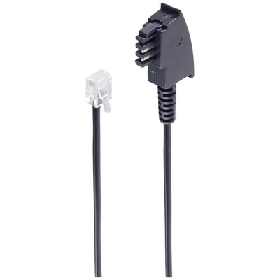 Câble TAE-F pour filtre DSL, InLine®, prise TAE-F à prise Western 6/2