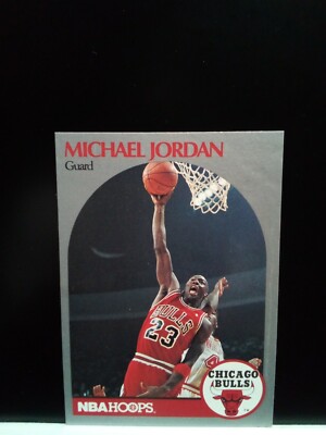 1990 nba hoops michael jordan card number 65