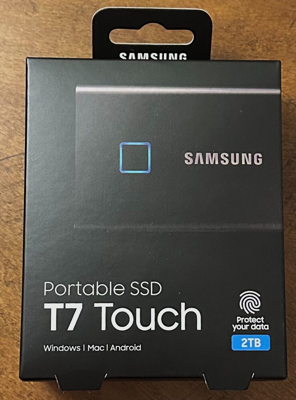 biografi Tilsvarende vinge Samsung T7 Touch 2TB Portable External SSD - Black (MU-PC2T0K/WW) for sale  online | eBay