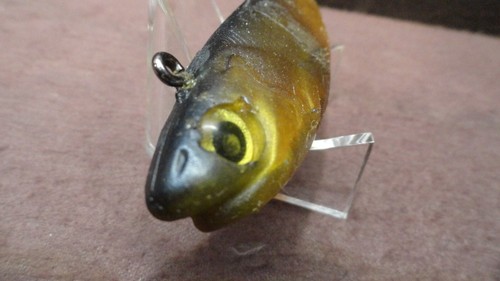 Vintage Hard Rubber Minnow Fishing Lure 6in VERY LIFE LIKE ICE FISHING GO TO - Picture 4 of 8