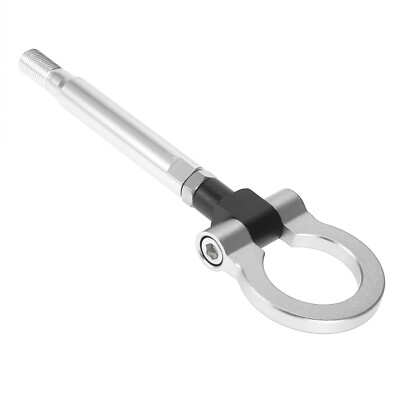 SOYLIN JDM Silver Aluminum Racing Tow Hook Fits Subaru WRX STI BRZ & Impreza (13-22)