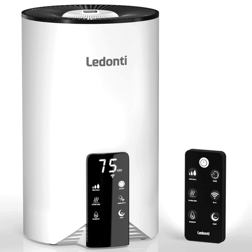 WiFi Control Humidifiers for Bedroom Dual Mist (Cool & Warm) ! Humidifier 4L