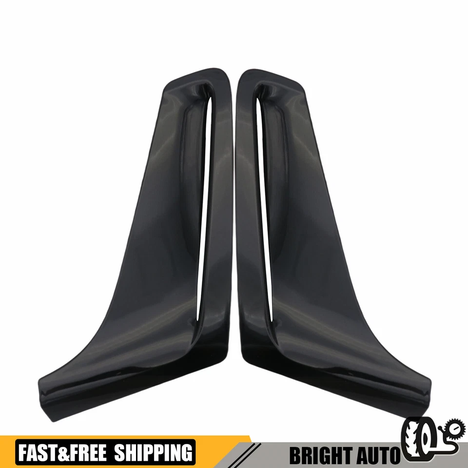 2x Glossy Black Fender Side Air Duct Molding Trims For BMW 740i 750i 2016-2019 Foto 4 de 4