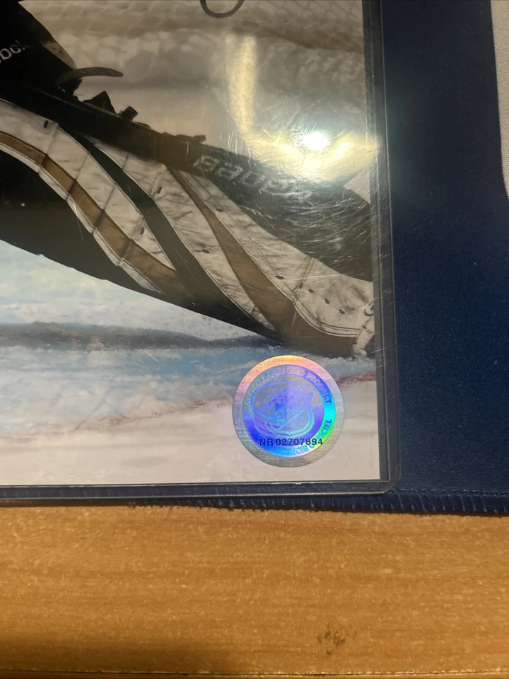 Fotografía neta firmada por Brent Johnson Pittsburgh Penguins 8x10 certificado de autenticidad Foto 3 de 3