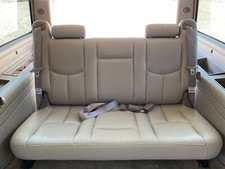 2003 Gmc Yukon Xl 1500 3rd Row Bench Seat With Seat Belts Leather Neutral 522