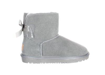 HZSTAY Womens Gray Ankle Boots Size 6