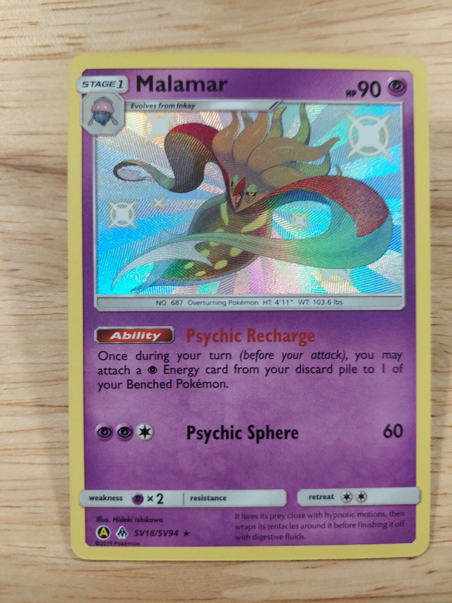malamar pokemon card price Malamar SHINY SV18/SV94 Hidden Fates NM Holo Foil Rare Pokemon Card