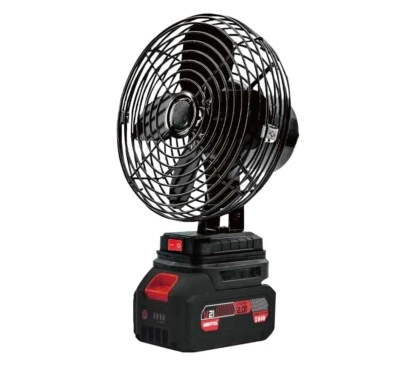 ZENCOCCO ventilatore portatile senza fili 8 pollici 203mm 4 pale a batteria 21v on/off