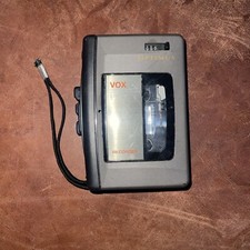 R Shack Optimus CTR-113 Voice Activated Portable Cassette Tape Recorder Play