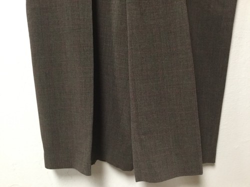 East 5th Womens Dressy Short Pants Size 14 Brown Tiny Red Stripes Zip Front 126 - Picture 3 of 9