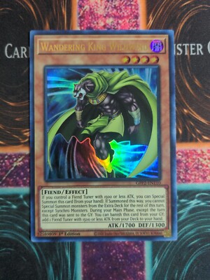 Yu Gi Oh Wandering King Wildwind GFP2 EN110 Ultra Rare 1st Edition NM yu-gi-oh-wandering-king-wildwind-gfp2-en110-ultra-rare-1st-edition-nm