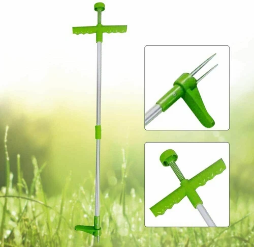 Weed Puller Stand-Up Weeder Root Killer Garden Lawn Long Handled Weeding Tool - Picture 7 of 13