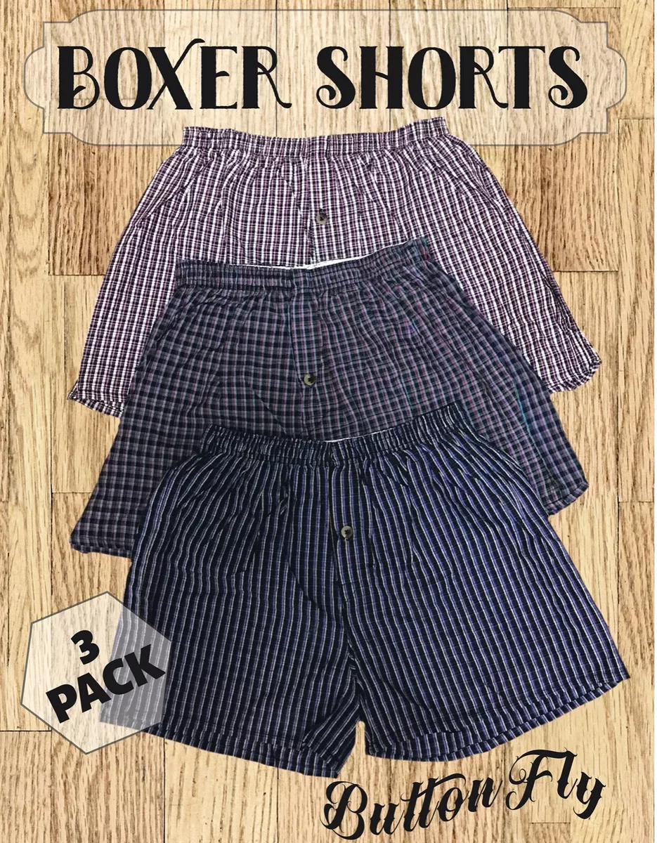 Button store boxer shorts