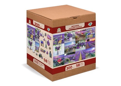 Lavender France 300 Piece Wood Jigsaw Puzzle Wooden City New | eBay