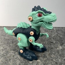 Take Apart Dinosaur Green Aqua STEM Learning Toy Construction Moveable DIY