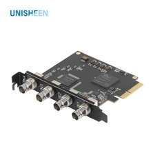 1080p60 4 Channels SDI PCIe Video Capture Card Low Latency for PS4 Xbox Gaming
