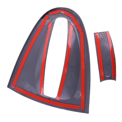 1set Carbon Fiber Style Car Door Handle Cover Trim Fit For Smart Fortwo W451 - Picture 4 of 8