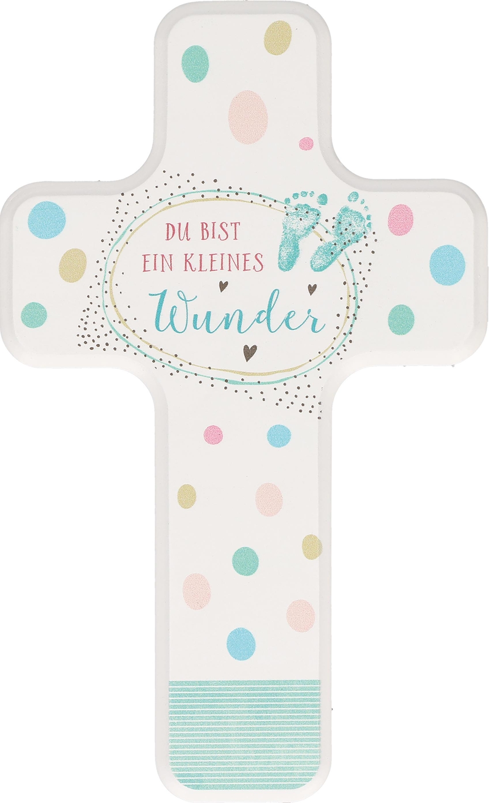 Holzkreuz Du Bist Ein Kleines Wunder | Irmgard Erath | Stück | Farbig