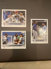 2022 Topps Series 1 1st Edition Lot (3) Slugger Reunion - Jays Team Card-