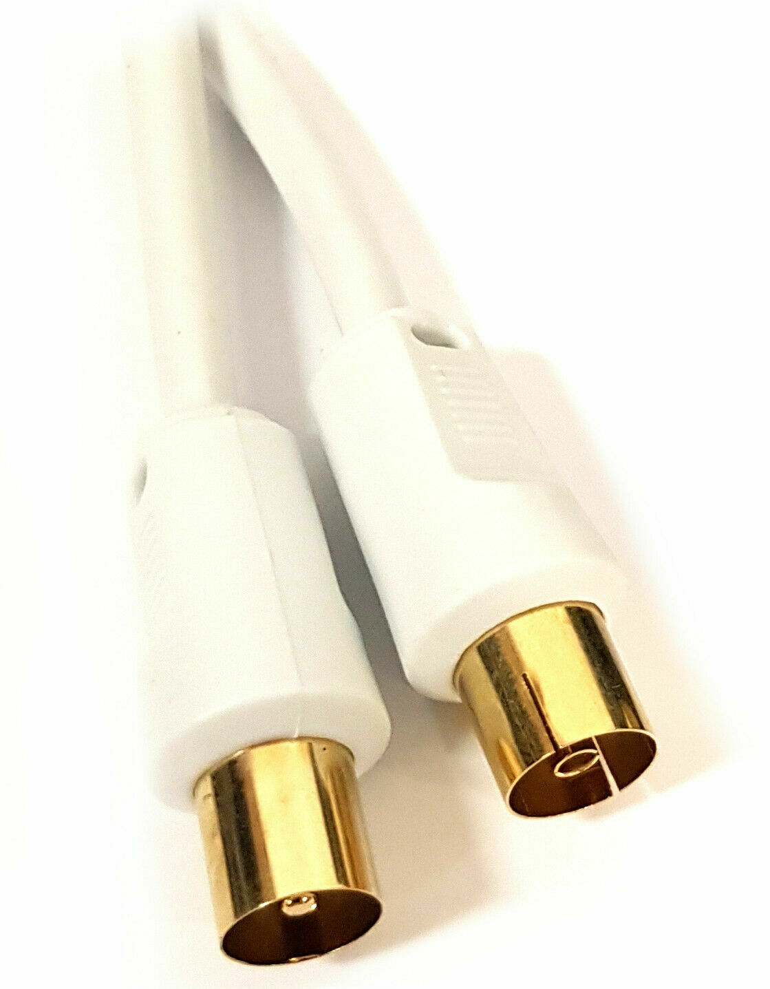 Coaxial TV Aerial Cable Extension RF Lead Digital Male to Female 1m 2m