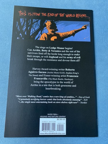 Archie Comics AFTERLIFE WITH ARCHIE #5 Copertina Zombi 1a STAMPA NUOVA NON LETTA - Foto 8 di 14