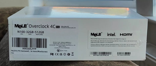 MeLE Mini PC Overclock4C N100 32GB 512GB 4K Micro Desktop Computer - Picture 2 of 3