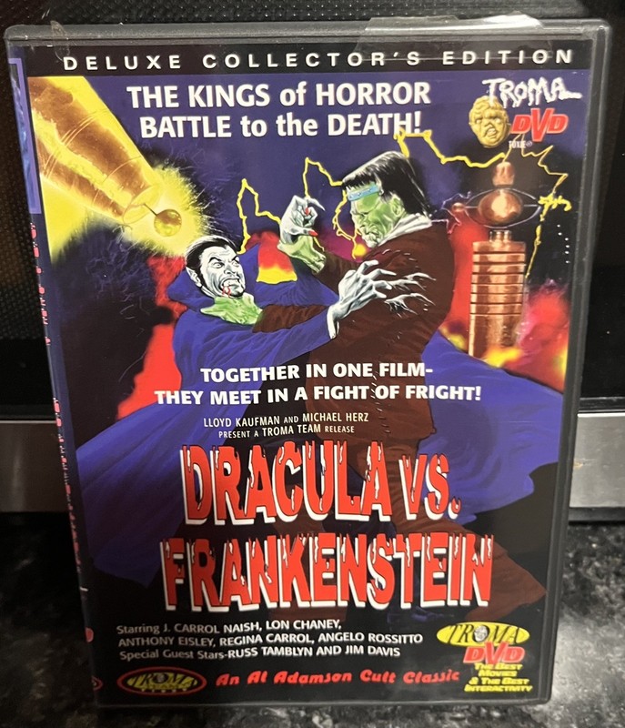 DRACULA VS. FRANKENSTEIN Directed by Al Adamson (1971, DVD)