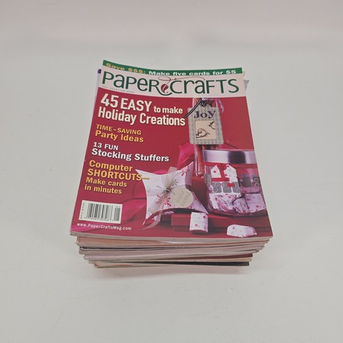 Papercraft Magazines Lot of 32 December 2005-June 2011
