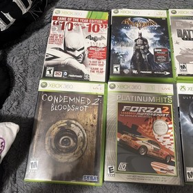 Microsoft Xbox 360 Video Game Lot 10 Games
