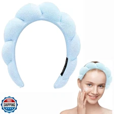 WFWJ Headband for Spa, Makeup Removal, Shower, and Skincare - Spo